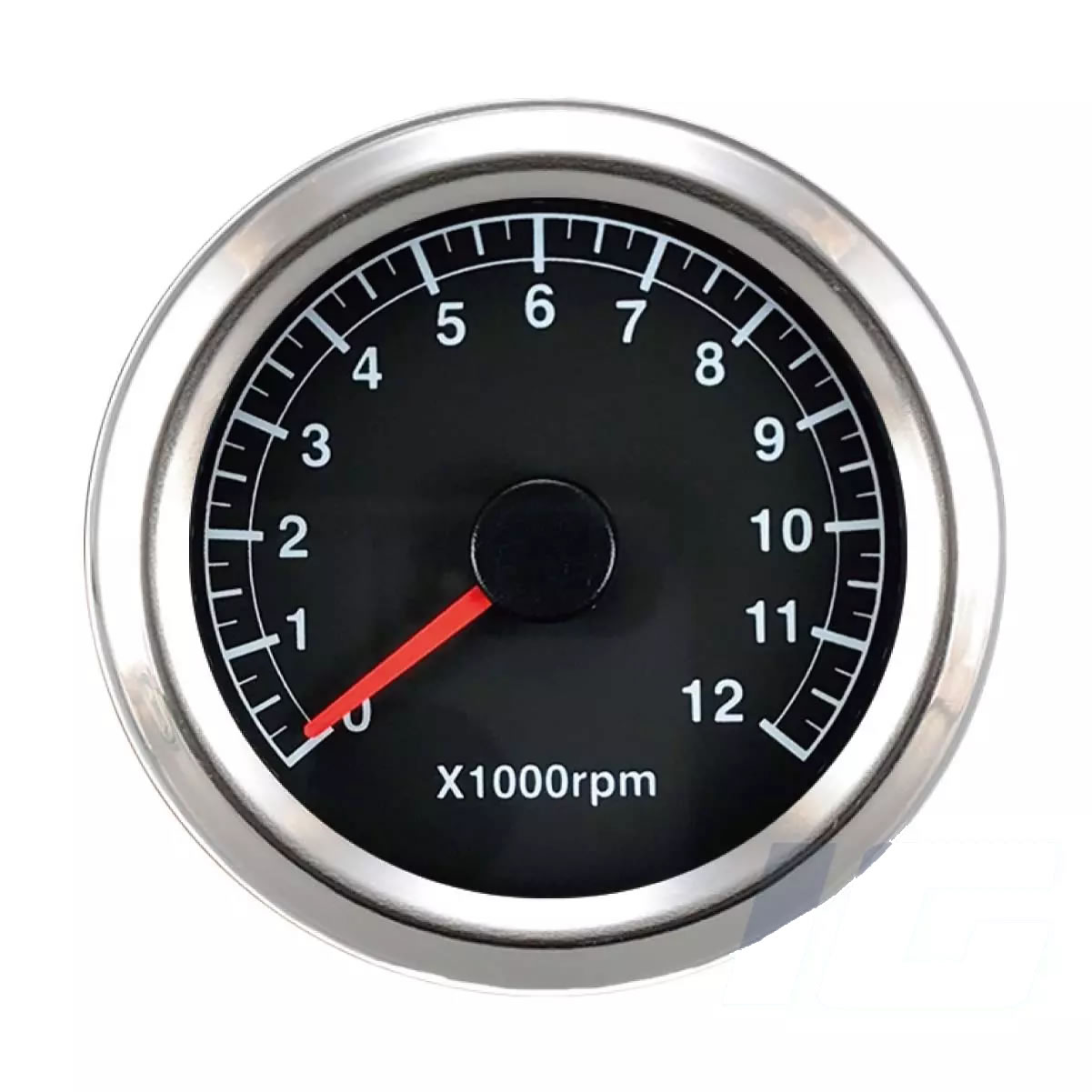 60mm Black Face Universal Aftermarket Gauge - Tachometer For Motorcycle